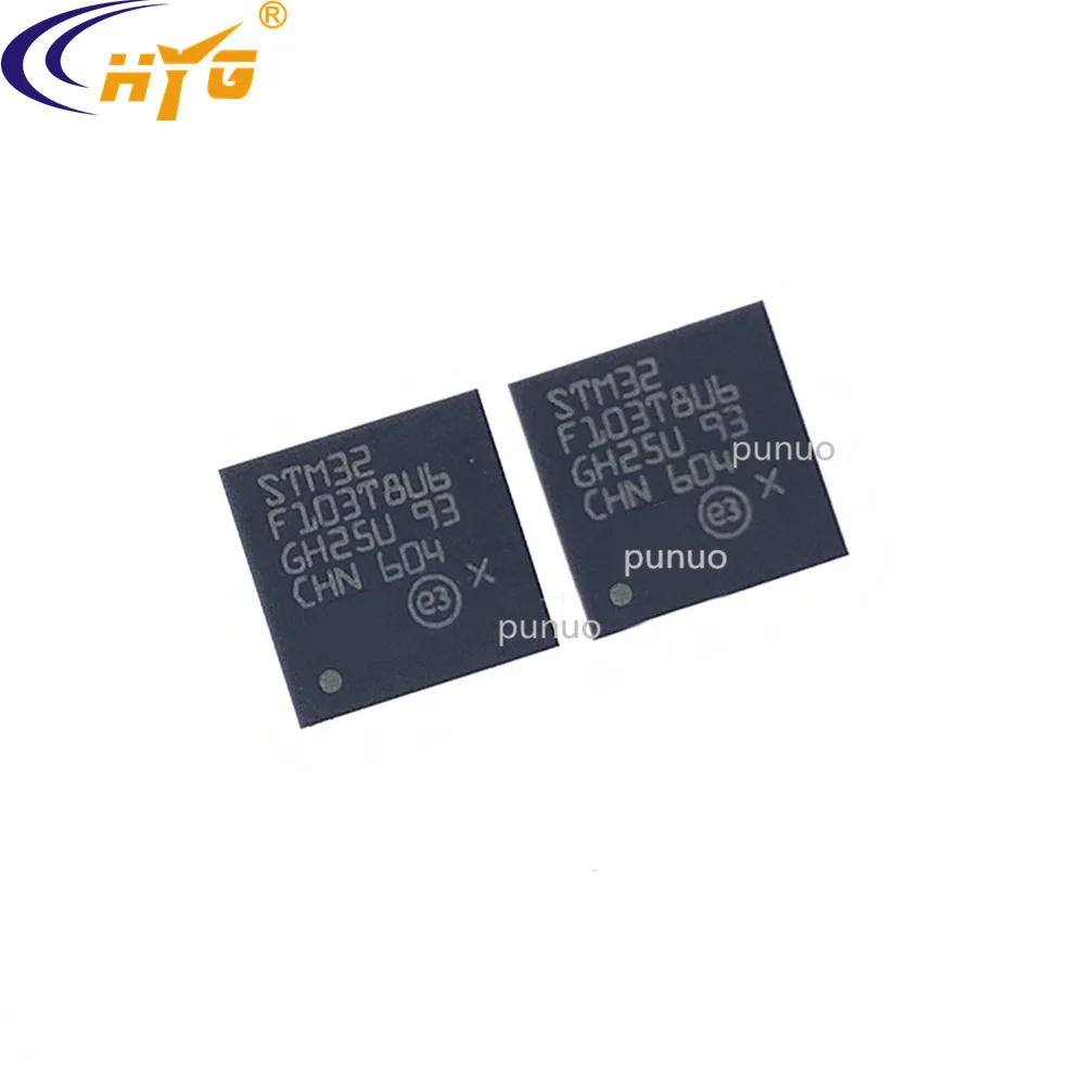 Оригинальный аутентичный STM32F103T8U6 Инкапсуляция QFN36 PH 32 бит MCU 7 таймеров