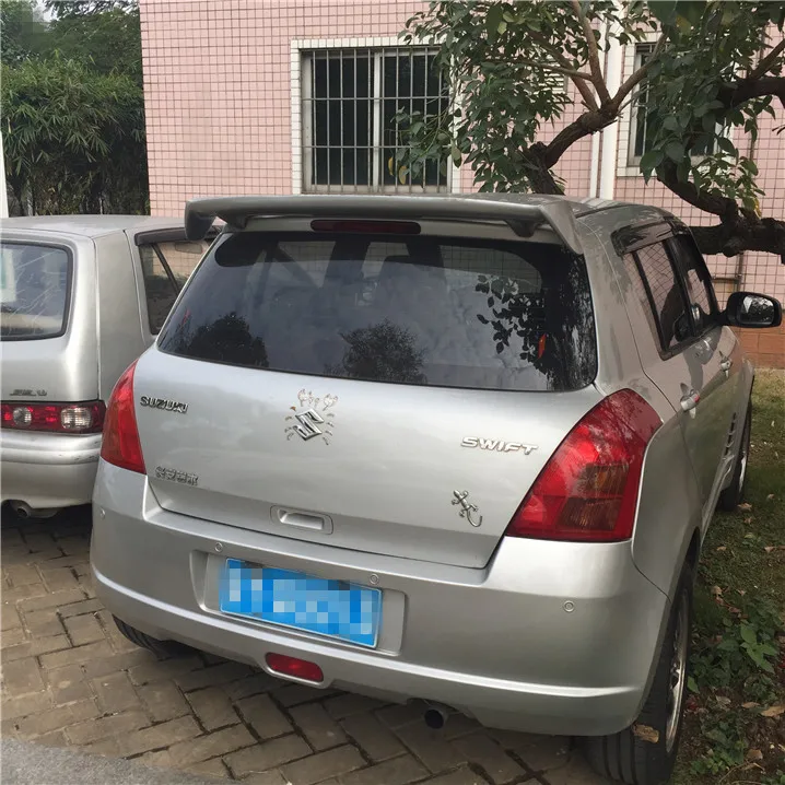 Спойлер для Suzuki Swift высококачественный АБС пластик праймер на заднее крыло