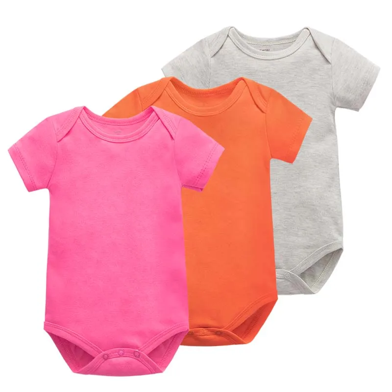 1 предмет боди для новорожденных черные с короткими рукавами малышей унисекс 100%