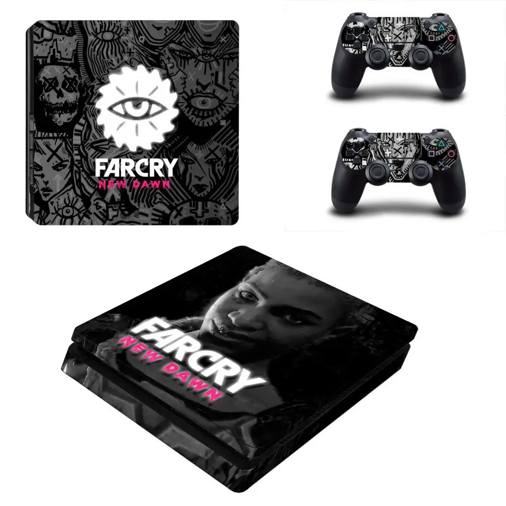 Наклейки FARCRY Far Cry New Dawn PS4 Slim наклейки s Play station 4 для PlayStation консоль и