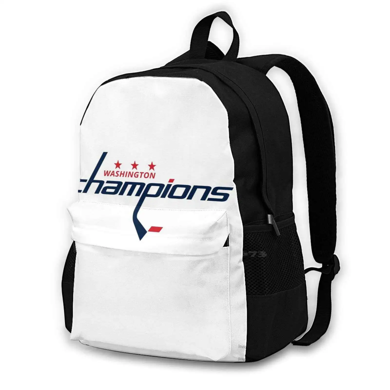 

Champions Hockey 2018 Bag Backpack For Men Women Girls Teenage Black Hockey Washington Caps Capitals Cup Stanley Hockey Fans