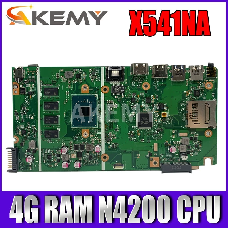 

Новая материнская плата X541NA 4G/N4200/N3350/N3700 для Asus X541NA X541N F541N Laotop материнская плата 90NB0A00-R00060
