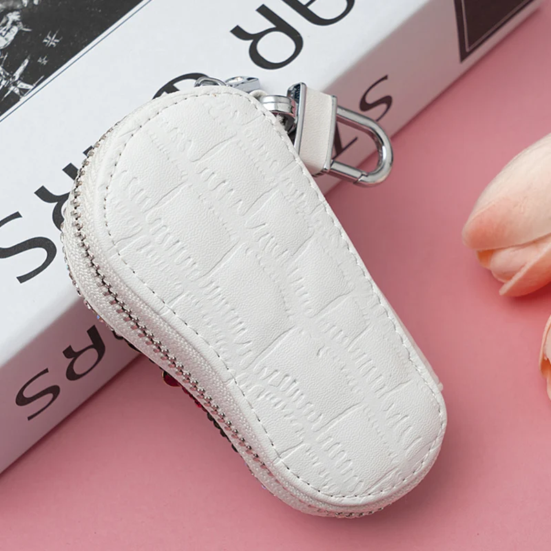 Крышка автомобиля Брелок чехол бумажник с Стразы инкрустация универсальное