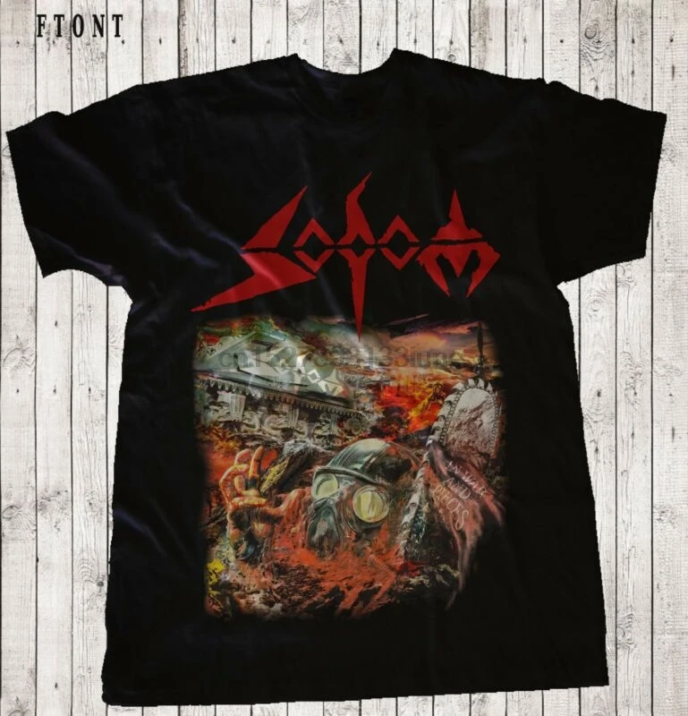 SODOM-в войне и детали-мусорный металл-Kreator-Venom T_shirt-sizesS to 7XL |
