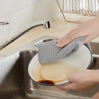 3pcsset strong decontamination cloth kitchen dish cloth microfiber cloth cleaning cloth absorbent non stick oil cleaning cloth