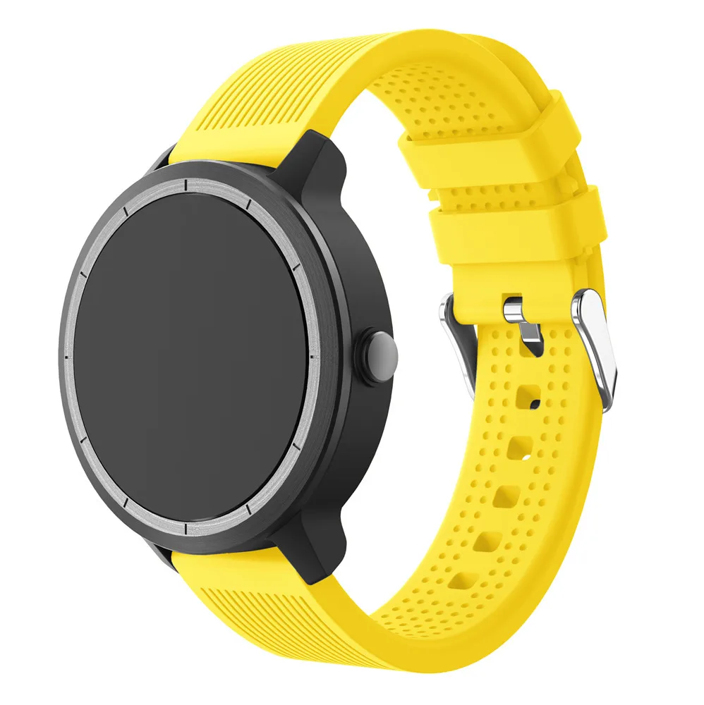 Soft Silicone Replacement smart watch Strap for Garmin vivoactive3 vivomove HR Smart Wristband Samsung Galaxy Watch Active band | Наручные