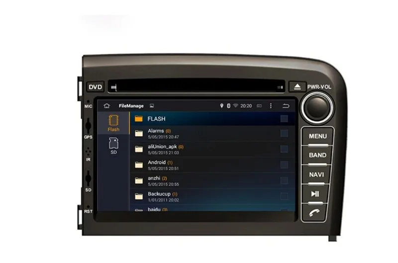 Автомобильный DVD плеер с gps навигацией 7 дюймов Android 9 0 для VOLVO S80 1998 2006