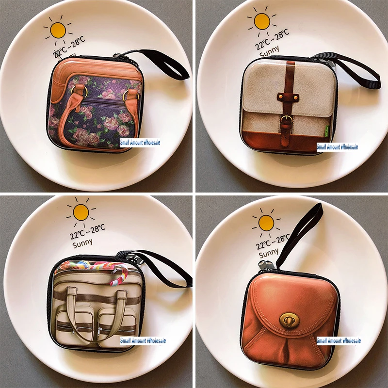 12 шт./лот Ретро сумка Модель квадратная жестяная железная коробка для