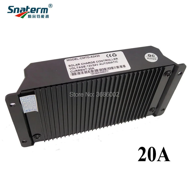 Высокое качество 10A 20A 12 V/24 V ЖК-дисплей за максимальной точкой мощности, Солнечный контроллер заряда с авто таймер регулятора для Панели солнечные Батарея светильник светодиодный освещение