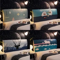 all inclusive elasticity printed head cover thicken headboard cartoon cover bed back dust protector cover for childrens room
