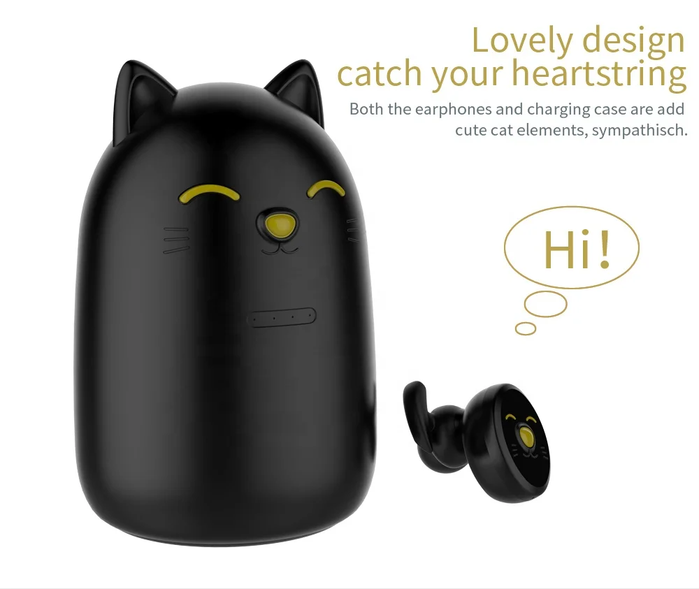 

Intelligent TWS Wireless Bluetooth High Stereo Earphones Headphones with Charging Case