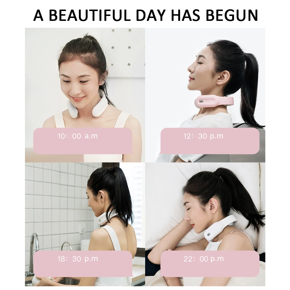 Умный Электрический массажер для шеи и плеч облегчение боли уход за здоровьем