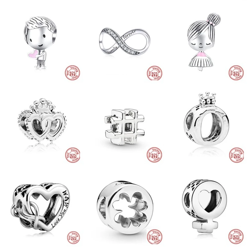 

Браслет Pandora женский из серебра 925 пробы, с символом «СемьЯ»