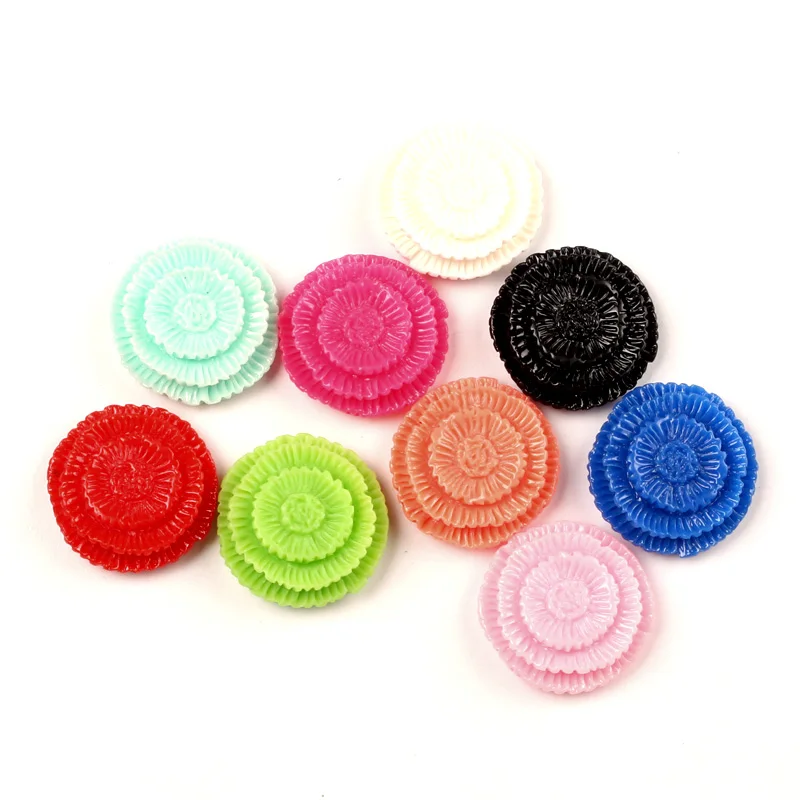 30 шт Смешанная полимерная для торта плоская задняя кабошон Ювелирная фурнитура