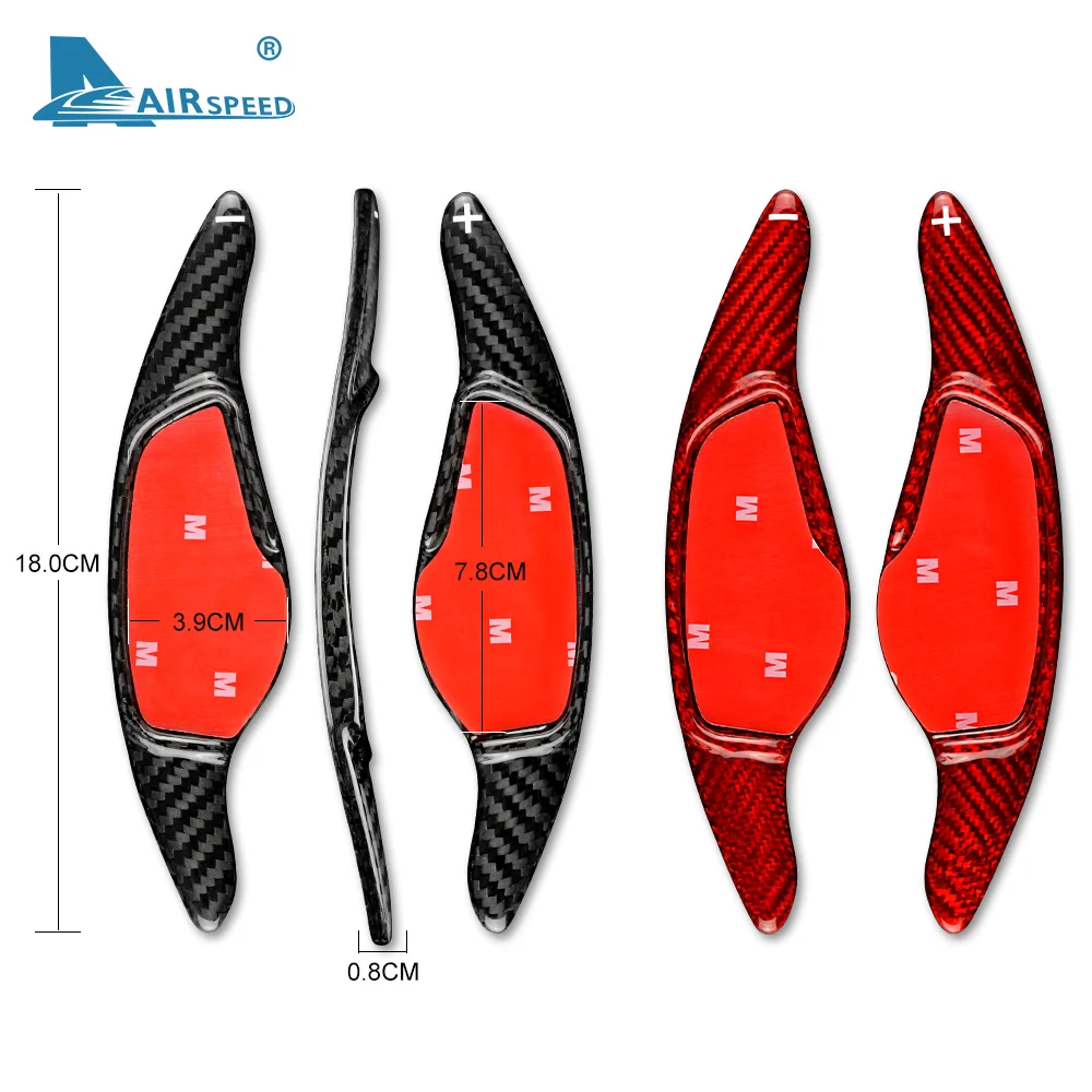 Автомобильный рычаг переключения передач на руль из углеродного волокна для Toyota