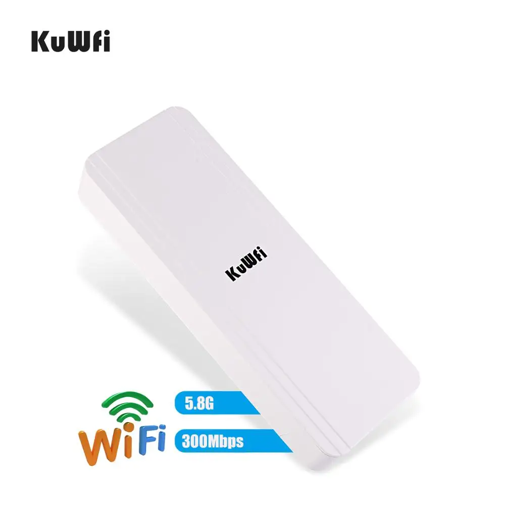 KuWFi Открытый Wi Fi мост 5 8G 300 Мбит/с маршрутизатор беспроводной ретранслятор точка в