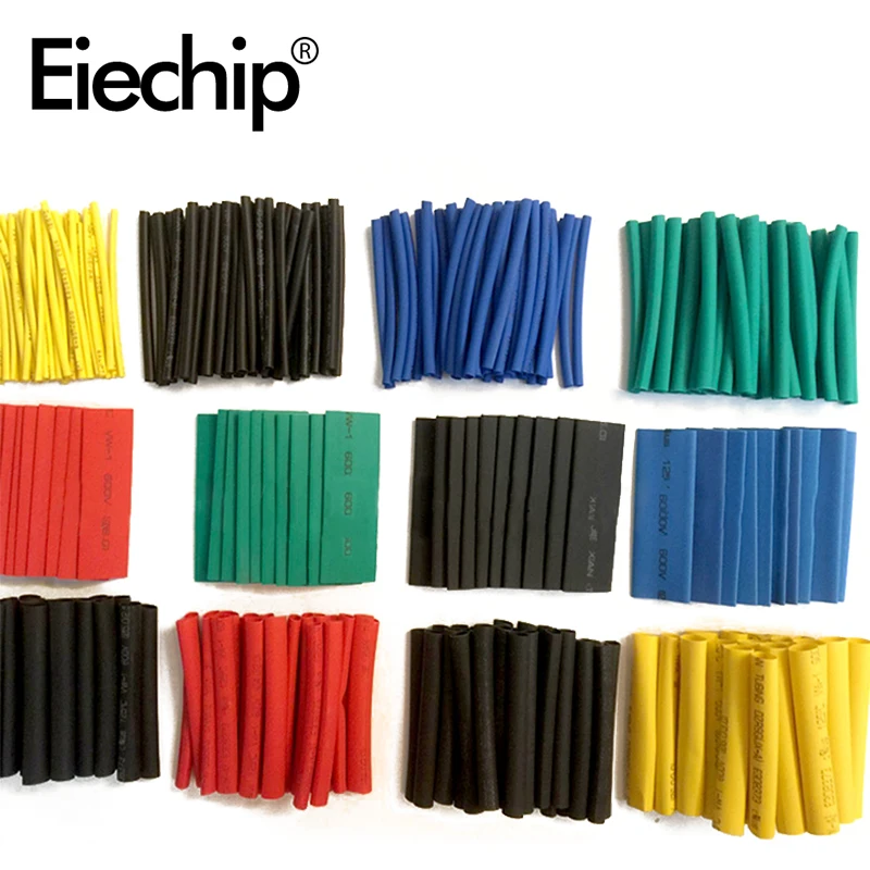 

280/150pcs Color heat shrink tubing Shrink wrapping, Insulation Sleeving Polyolefin 2:1 Shrinking Assorted Wire Cable kit