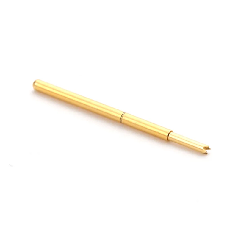 

100PCS PA75-Q1 Four-jaw Plum Blossom Head Gold-plated Spring Test Pin Needle Tube 1.02MM Length 16.5mm PCB Special Needle