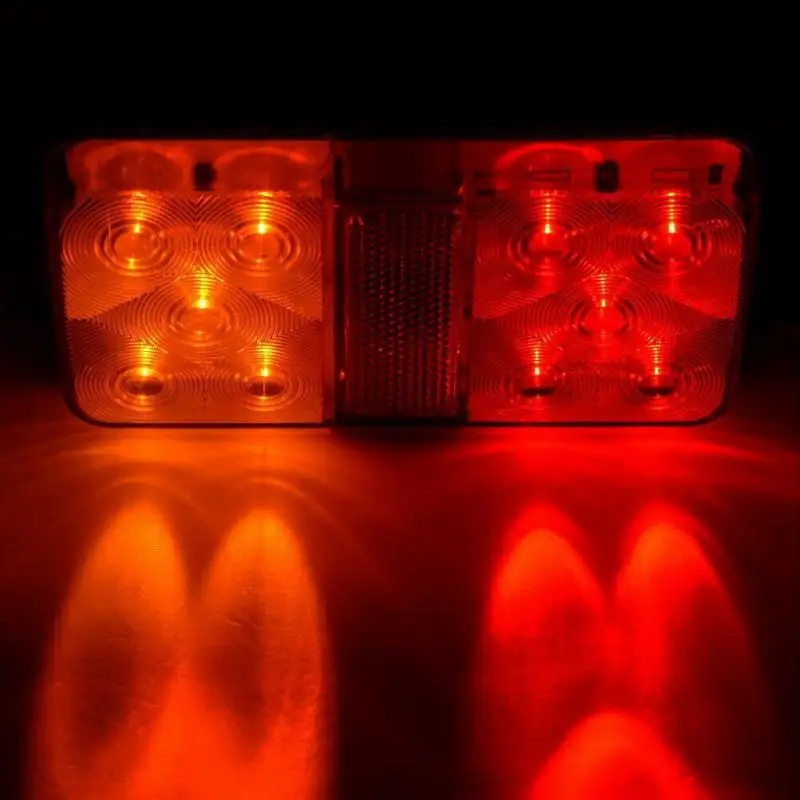

12V LED Trailer Lights Truck Taillights Turn Signal Tail Rear Brake Position Lamps Warning Fog Beacon Car RV Caravan Accessories