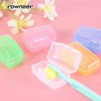 5 pcs toothbrush protective sleeve food grade pp portable toothbrush cover light practical travel hiking campingtoothbrush cap