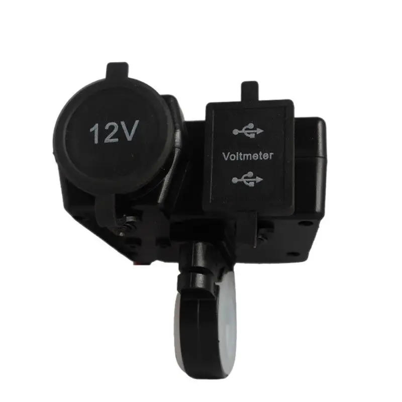 Мотоцикл 12V двойной USB порт питания Скутер ATV зарядное устройство адаптер