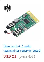 BT201 двойной режим 5,0 Bluetooth без потерь аудио усилитель мощности плата модуль Tf карта U диск Ble Spp последовательный порт прозрачный Транс