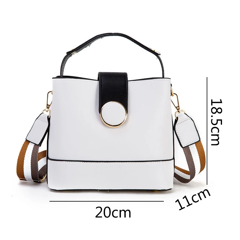 

2020 Small Crossbody Bags for Women Leather Shoulder Bag Ladies Fashion Mini Pu Messenger Bag Hasp Bucket Handbag Female Trend