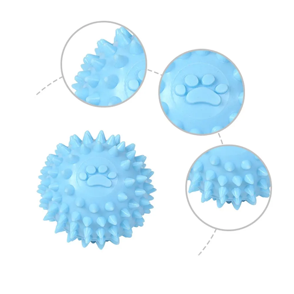 Собачий мячик игрушка для грызунок щетка прорезывания зубов мягкая резиновая