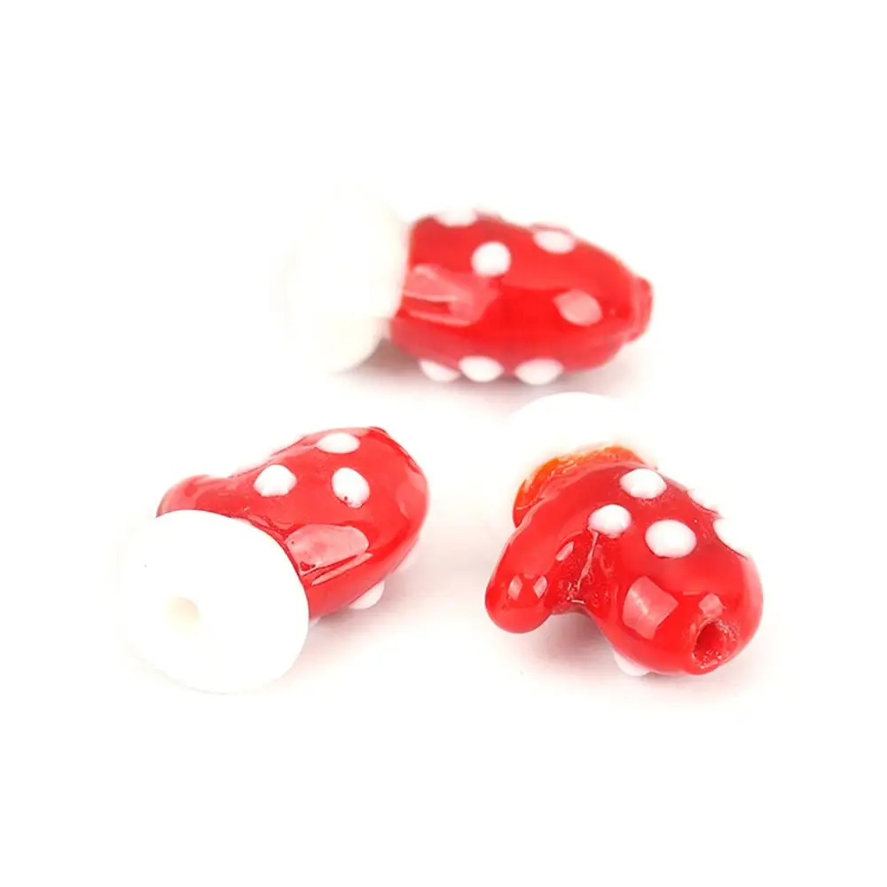 DoreenBeads стеклянные рождественские бусины перчатка белые и красные ювелирные