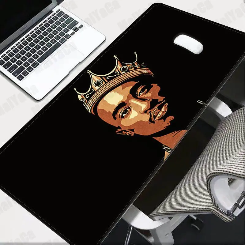 

MaiYaCa Funny Hiphop Rap Singer 2Pac Tupac Shakur Rubber Mouse Durable Desktop Mousepad Rubber PC Computer Gaming mousepad