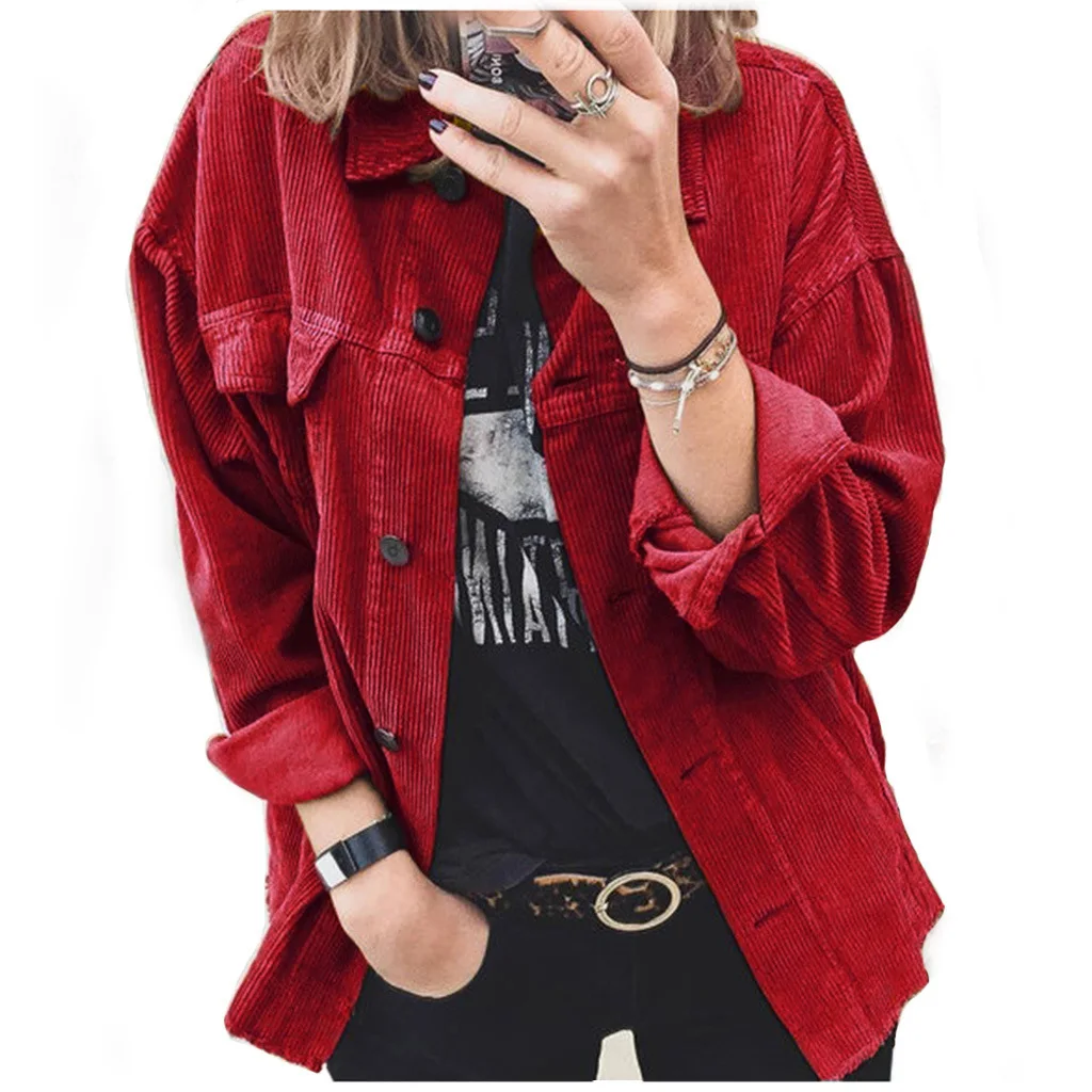 

New 2021 Autumn Women's Shirt Jacket Lighting Velvet Buckle Open Shirt Long Sleeve Lapel Loose Shirt Women's Clothing