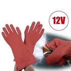 Электрические изоляционные перчатки 1 пара, профессиональные высоковольтные перчатки 12 кВ, резиновые защитные перчатки электрика, аксессуар 40 см