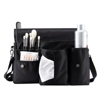 rownyeon makeup artist bag studio bag waist bag brushes storage for makeup artist hair stylist with tissue pocket brushes holder