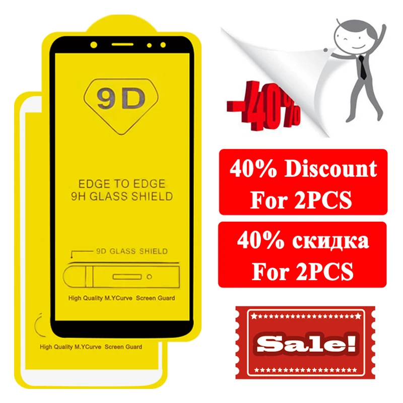 9D защитный Стекло на для Samsung Galaxy A8 2018 экран протектор a6 a7 a9 plus cam лист tremp 6 7 8 9 a750
