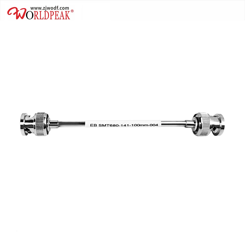 

Free shipping 2pcs 1m BNC male to BNC male connector with RG141 Semi-Rigid cable assembly Extension Cable