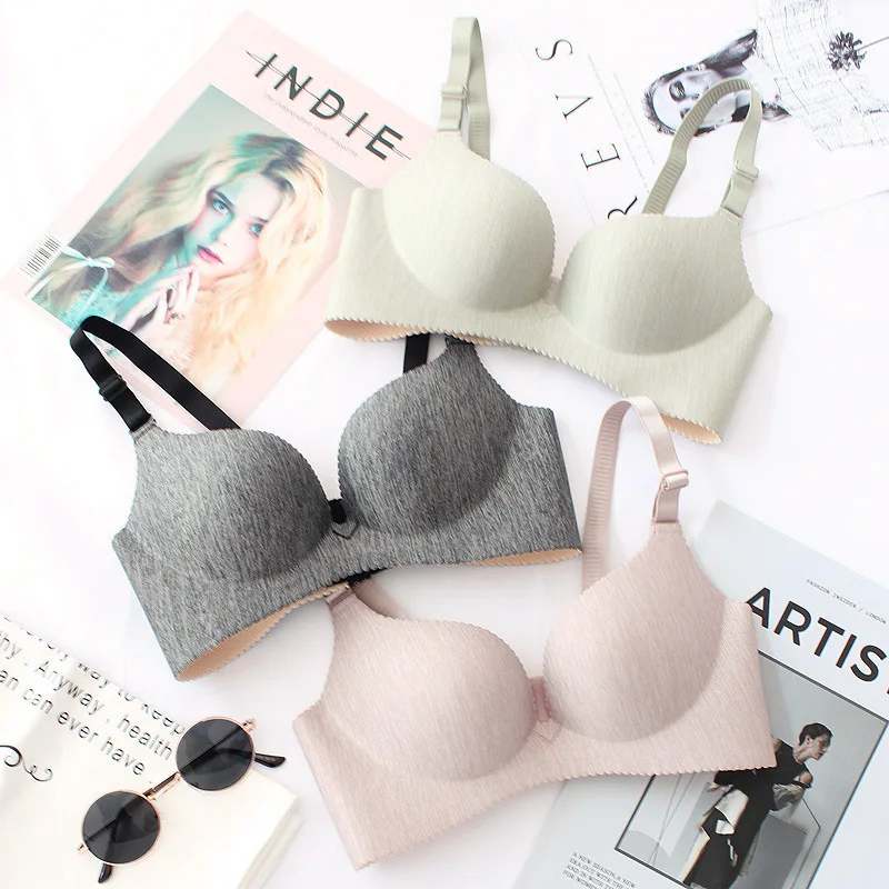 Женский бюстгальтер с эффектом пуш ап Roseheart зеленый фиолетовый без косточек