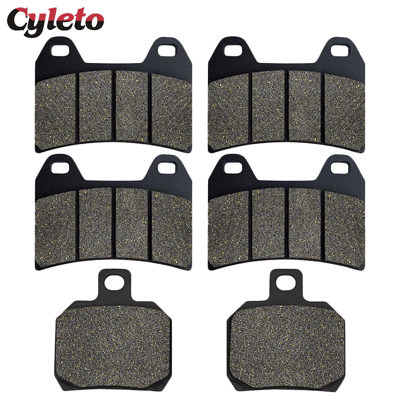 

Cyleto Motorcycle Front Rear Brake Pads for MV Agusta Brutale 675 F3 2012-2020 800 Brutale Dragster Rosso RR RC SCS 2012-2021
