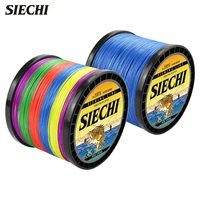 siechi 8 strands 3005001000m braided fishing line sea saltwater carp weave extreme 100 pe super strong smoother durable