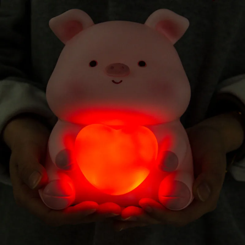 Kawaii Led любящее Копилка виниловые экономия денег коробка светится в темноте