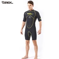 slinx 1103 3mm neoprene men scuba diving suit swimming surfing snorkeling boating waterskiing short sleeve wetsuit swimwear