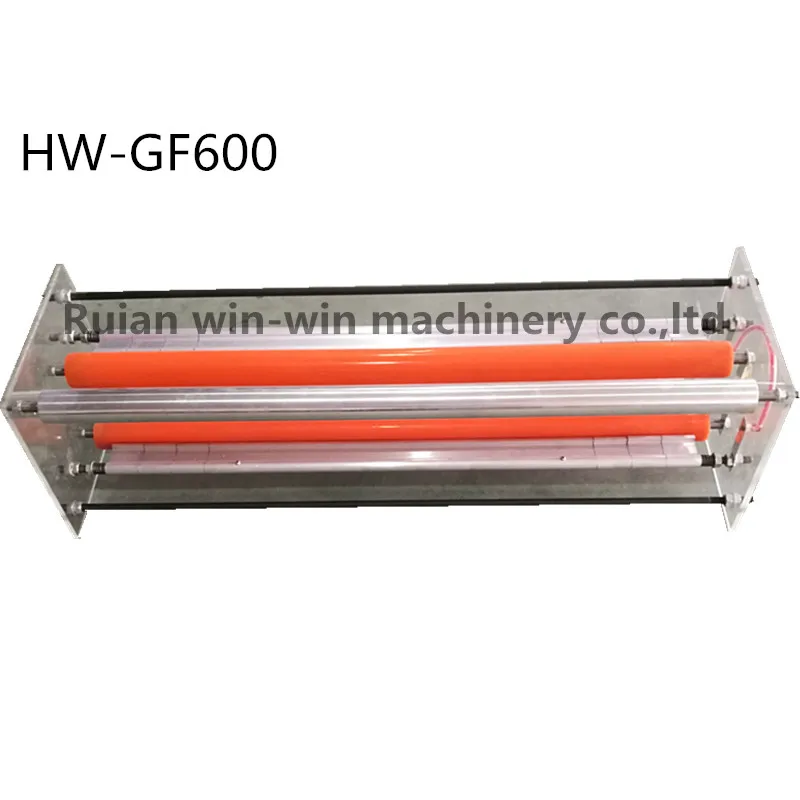 

HW-GF600 Plexiglass Rack Frame Film Blowing Machine Corona Treatment for Width 600mm