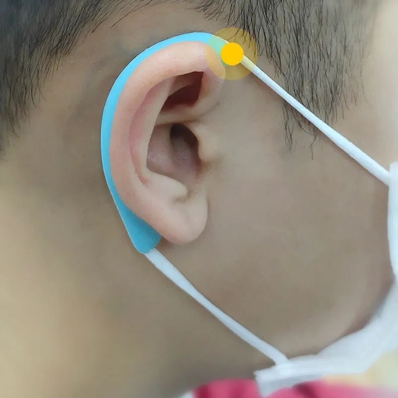 6 шт./компл. маска для лица Diy Универсальные наушники защиты ушей силиконовые