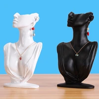 resin women mannequin head display for jewelry accessories