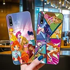 Чехол для телефона Huawei Honor 9X 9 10 8X 8A 8S i 7X 7A 20 A Lite Pro, черный Водонепроницаемый Мягкий чехол, роскошная задняя 3D девушка Винкс