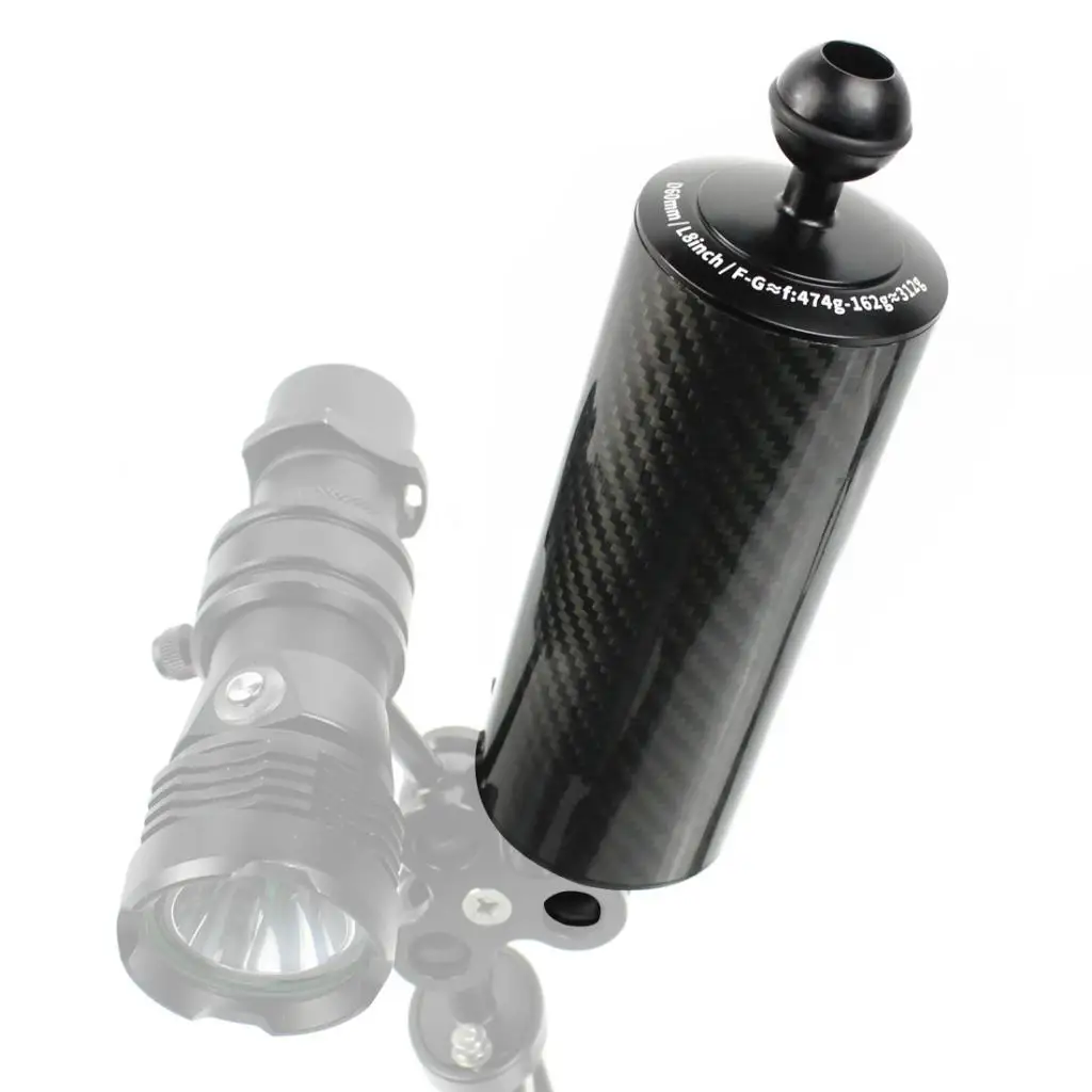 

10in Carbon Fiber Flotation Float Aquatic Arm Double Ball Buoyancy Arm for Go-Pro