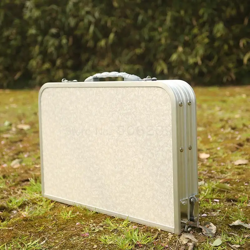 Уличный складной стол маленький уличный из алюминиевого сплава высокий и низкий