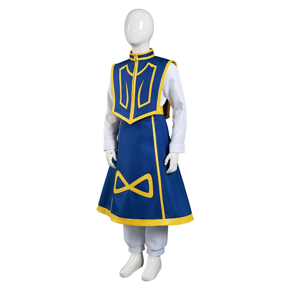 Костюм для косплея Hunter x Kurapika детская униформа костюм топы брюки накидка наряды