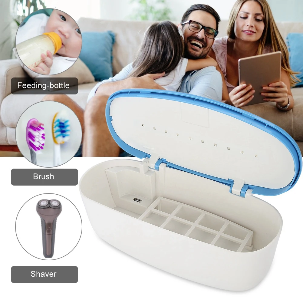 

A Device Disinfection Box Portable USB UVC Strong Band Ultraviolet Disinfection Box