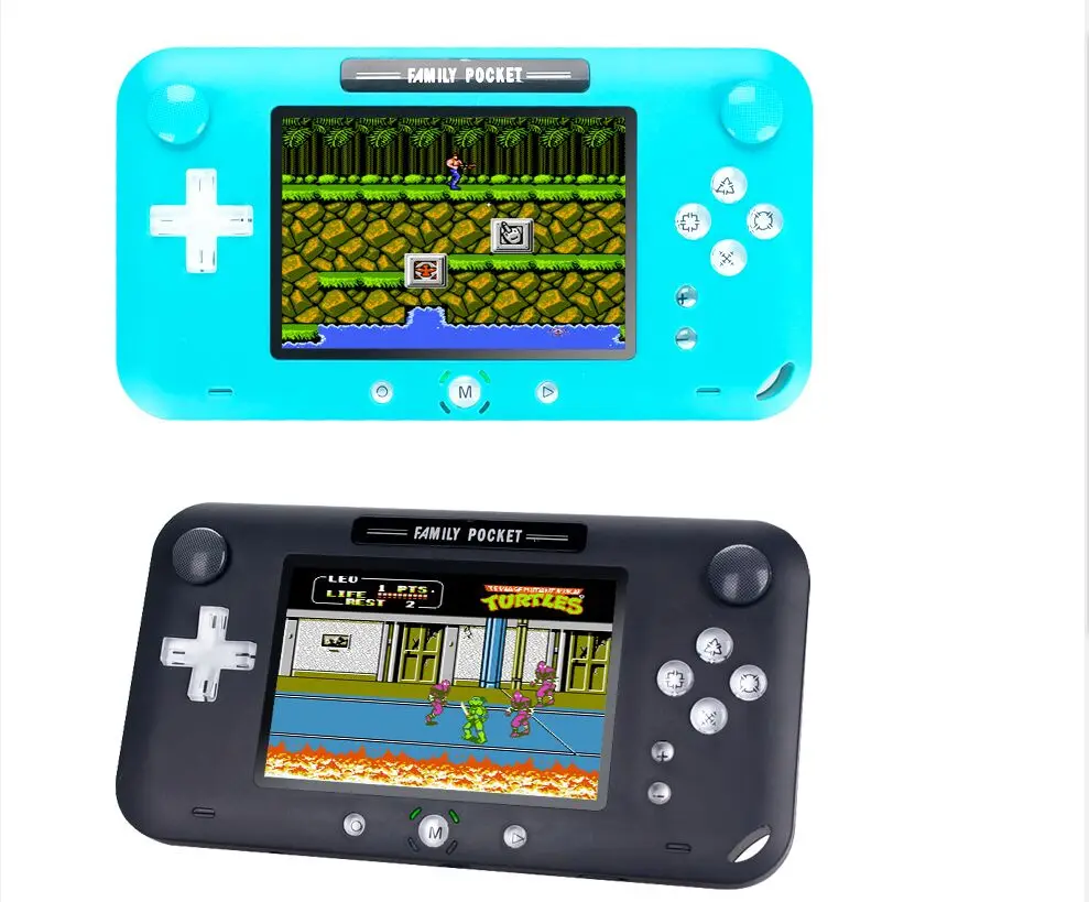 Прямая поставка портативная игровая консоль 4 дюйма 208 игры 12 бит Ретро игровой плеер Classi игровая консоль контроллер геймпад беспроводная игра