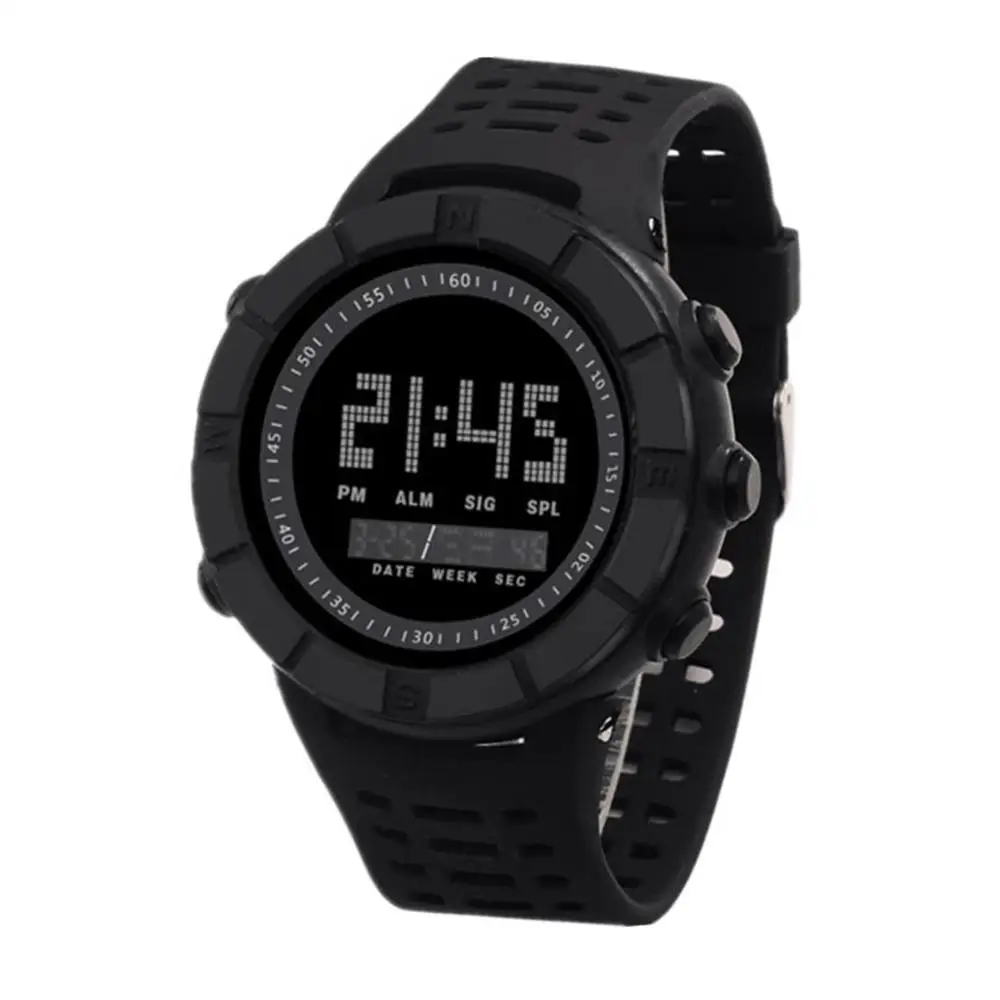 

Fashion Men Waterproof Student Round Dial Outdoor Sport Electronic Wrist Watch